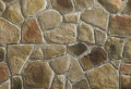 Old Dominion Fieldstone veneer stone, a brown, grey and red, multi-colored irregular shaped stone.
